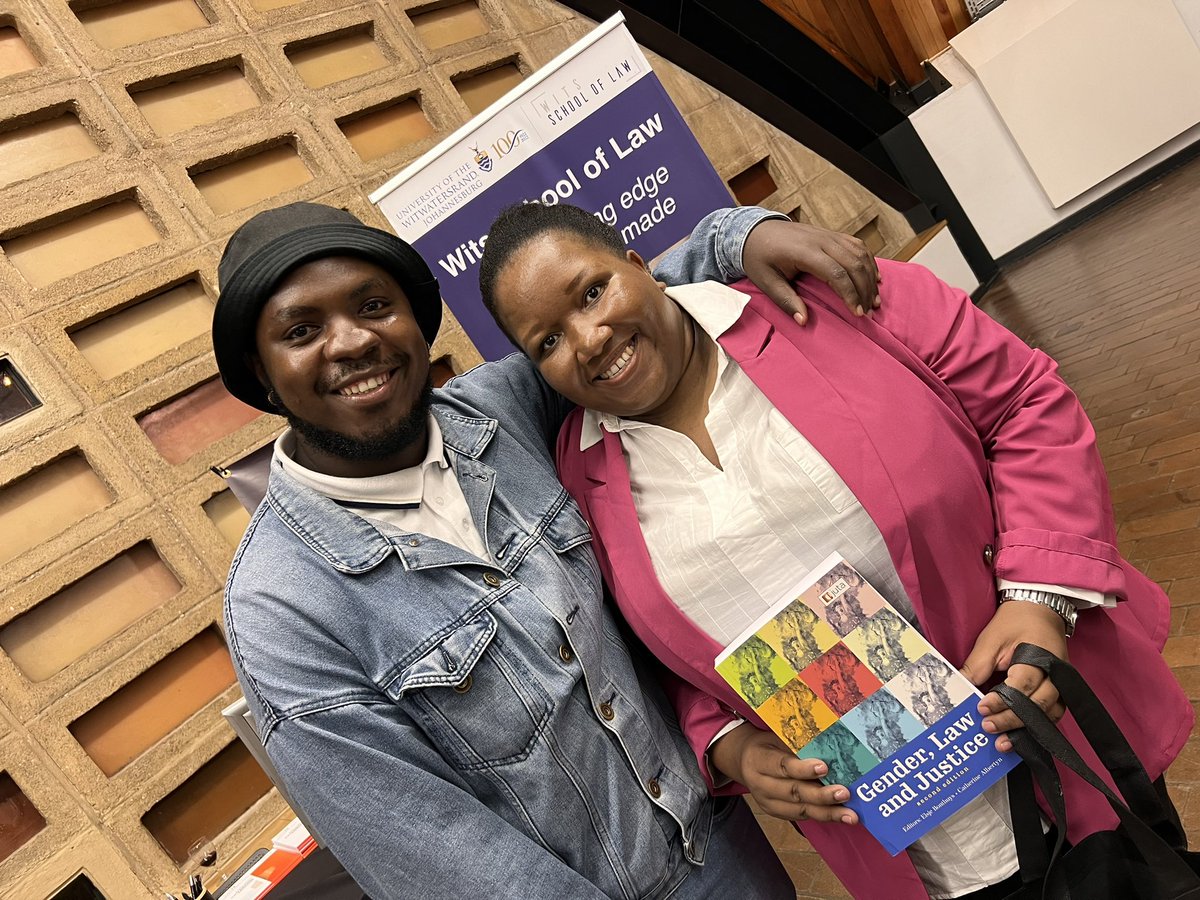 Congratulations Thandeka Kathi and colleagues on the publication and beautiful launch of your important collection on gender and the law.

Kathi’s contribution specifically looks at gender, property law and environmental justice.

Well done, TK and colleagues!

✨