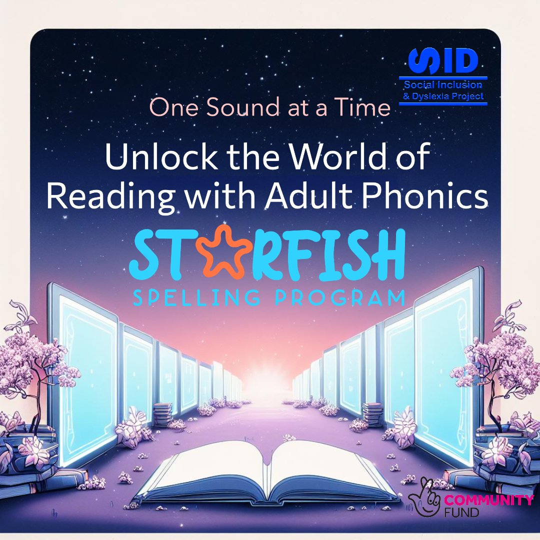'Unlocking worlds, one word at a time. Embracing the beauty of reading, even when the letters dance. #AdultLiteracy. #assistivetechnology, #education #employment, #unemployment, #technology #veterans #mentalhealth #UniversalCredit, #phonics #nationallotterycommunityfund