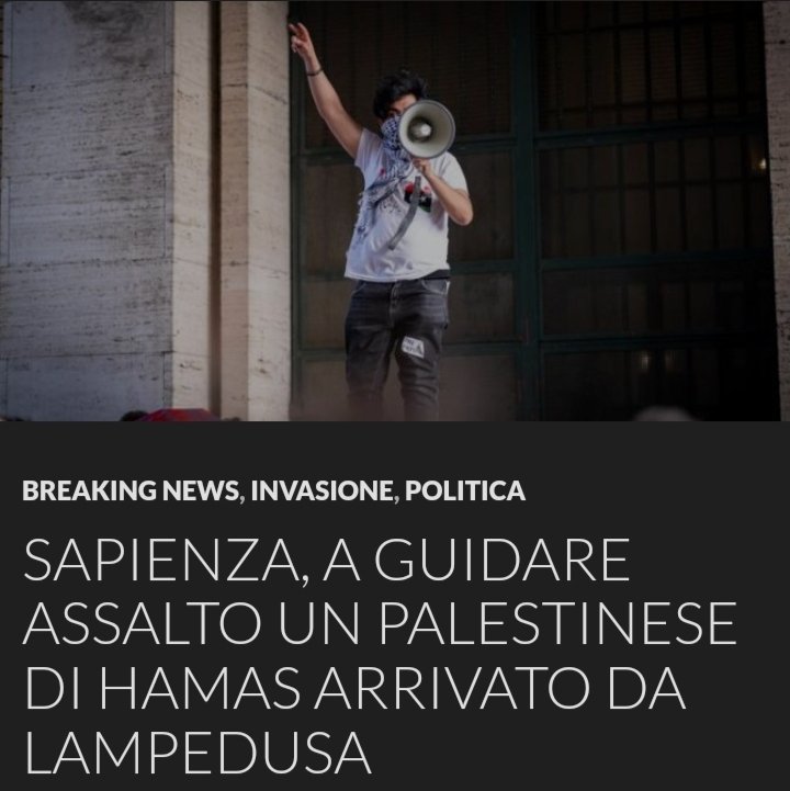 🚨 Capito chi lavora nei centri d'accoglienza ⁉️ Terroristi islamici che accolgono l'arrivo di altri terroristi islamici🔥 Durante l'assalto dagli studenti dell'università LA Sapienza di Roma tra i 300 partecipanti c'erano 5 noti anarchici e un terrorista islamico❗🚨