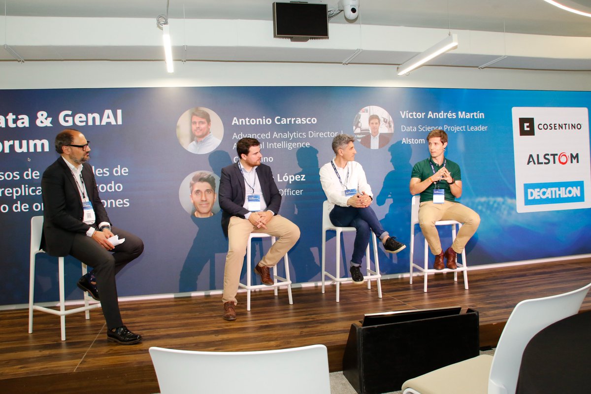 We spoke about #Data and #AI in different sectors. I represented to @Alstom_es in the railway and #mobility business. Data is alive; it is our friend; it is here to make our business more profitable. Let´s play the game! Thank you @IDCSpain and @FoundrySpain . #Data24IDCFoundry