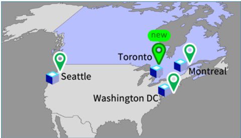 olesovhcom's tweet photo. Network / Cloud Connect (OCC) / Toronto

Nous avons démarré un 2eme POP à Toronto (Ontario, Canada) qui nous permet renforcer notre réseau optique DWDM au Canada. Il nous permet aussi de proposer un 2eme POP OCC au Canada pour s’interconnecter en mode privé sur le vRack. Nx1Gbps, Nx10Gbps. On fait aussi Nx100Gbps (sur demande).