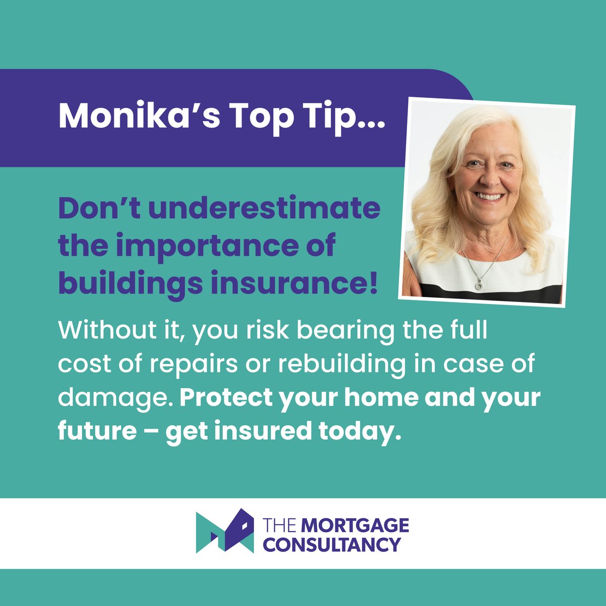 🏡 Monika's top tip: Don't underestimate the importance of buildings insurance! Without it, you risk bearing the full cost of repairs or rebuilding in case of damage. Protect your home and your future – get insured today.

#MortgageBroker #Kent #Mortgages #MortgageAdvisor