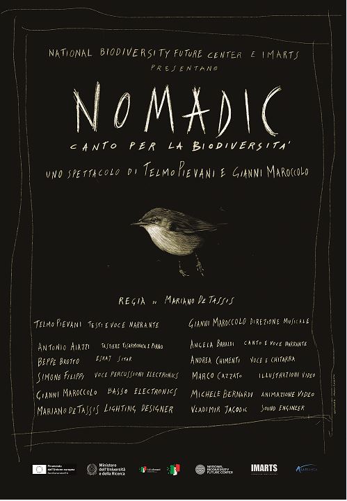 Radio3scienza's tweet photo. La storia di Homo è una storia di migrazioni, così come quella degli altri animali. Alle 11.30 sbirciamo nel programma del #FestivaldelleScienze di Roma, esplorando il dietro le quinte di "#Nomadic - canto per la #biodiversità" il nuovo spettacolo di Telmo Pievani e Gianni @maroccolo che ci guida tra le rotte migratorie umane e animali, sottolineando la radice comune di tutti i popoli della Terra
