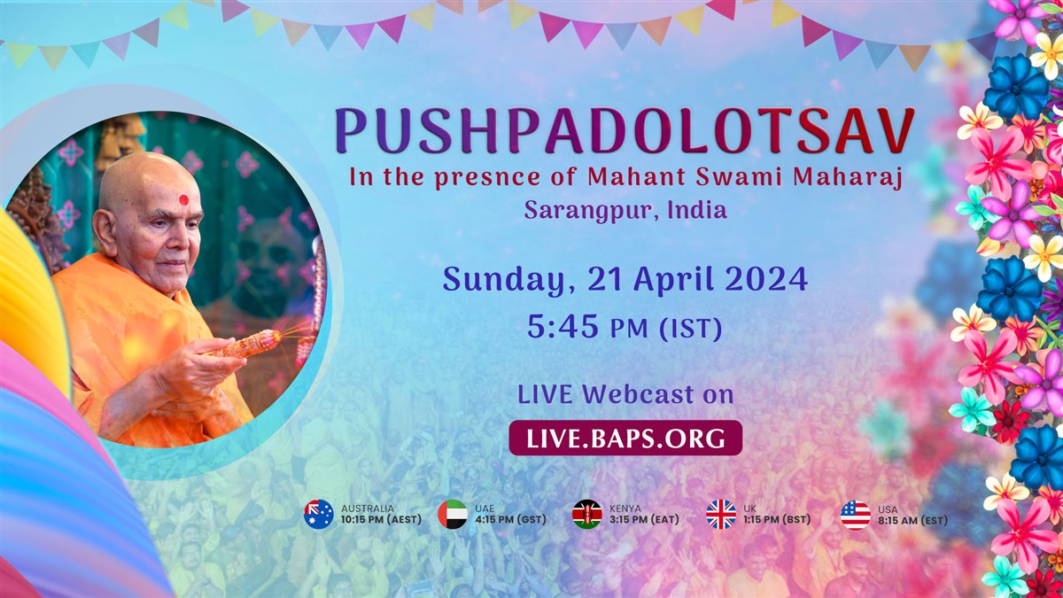 Live Webcast of Pushpadolotsav 2024, Sarangpur, India gfrc6.app.goo.gl/xUGb