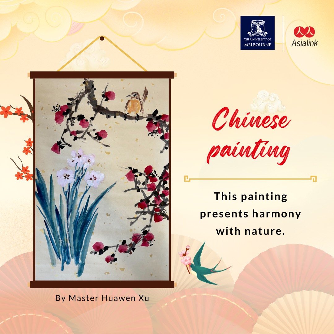Happy Chinese Language Day! Explore Chinese culture through the traditional calligraphy and painting by our Asialink colleague, Master Huawen Xu. ➡️ Starting May 2024, we will offer Chinese calligraphy and painting classes. Please contact lilu@unimelb.edu.au for details.