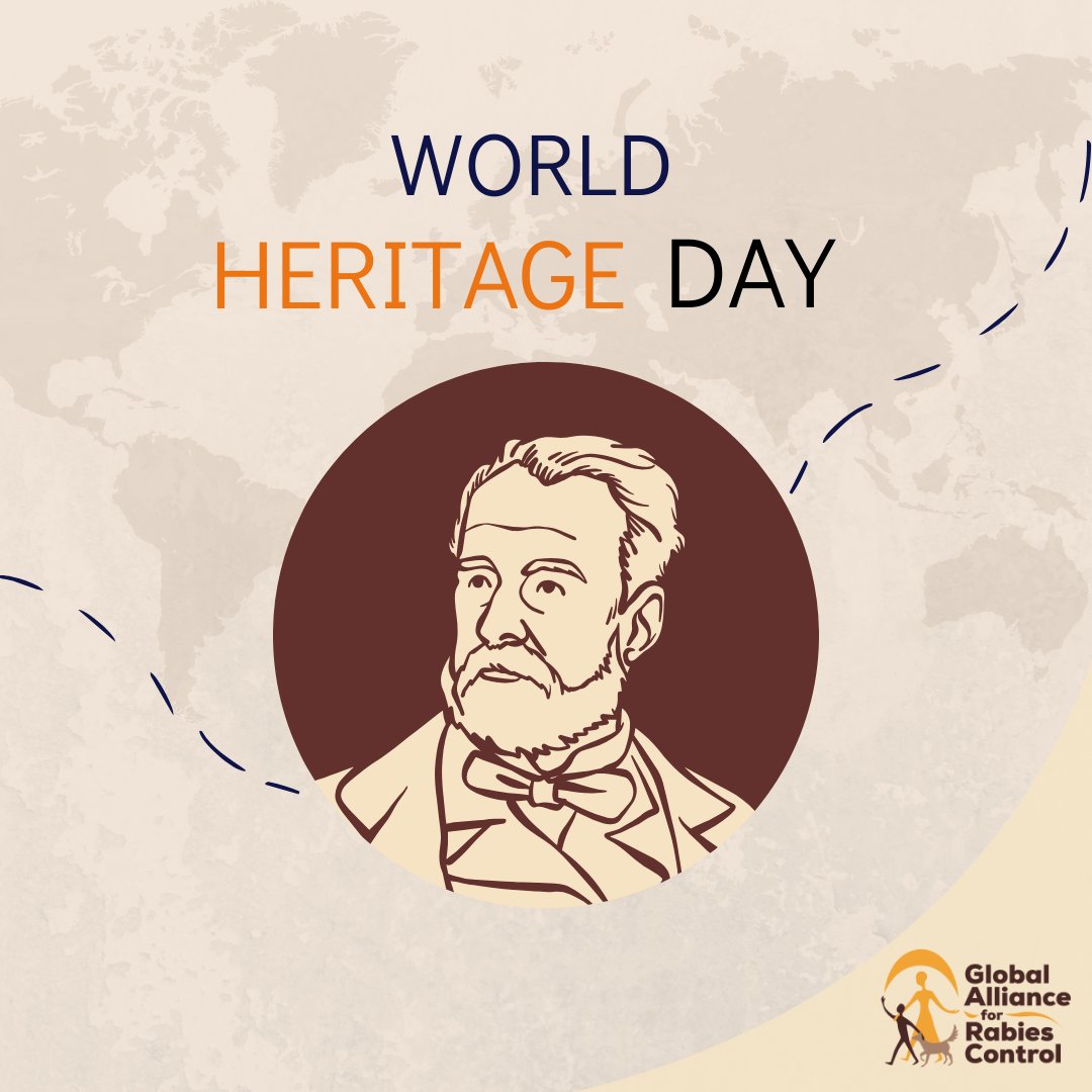 🏛️✨ On #WorldHeritageDay, let's celebrate a legacy crucial to global health: Pasteur's monumental work laid the foundation for #rabies prevention. Let's continue building on this legacy for a rabies-free world! 🌍🧪 #WorldHeritageDay #LouisPasteur #EndRabiesNow 🐾🔬
