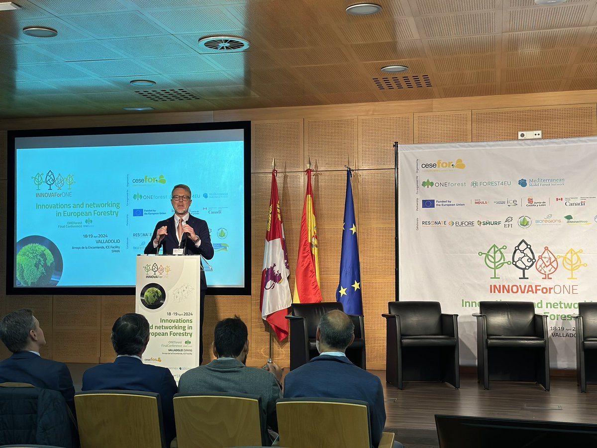 Oneforest_H2020's tweet photo. ☀️Good morning! 
⌛️ The #ONEforestFinalEvent, "INNOVAForONE: Innovations in Forestry and Synergies between EU Networks," just started! 

Hope you're ready!

 #INNOVAForONE #H2020 #EUforest #EUresearch https://t.co/EnVcVzzSUj