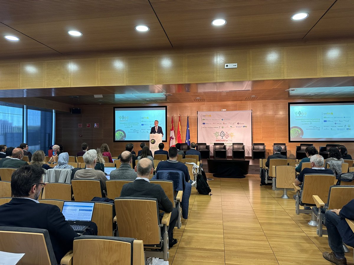 Oneforest_H2020's tweet photo. ☀️Good morning! 
⌛️ The #ONEforestFinalEvent, "INNOVAForONE: Innovations in Forestry and Synergies between EU Networks," just started! 

Hope you're ready!

 #INNOVAForONE #H2020 #EUforest #EUresearch https://t.co/EnVcVzzSUj