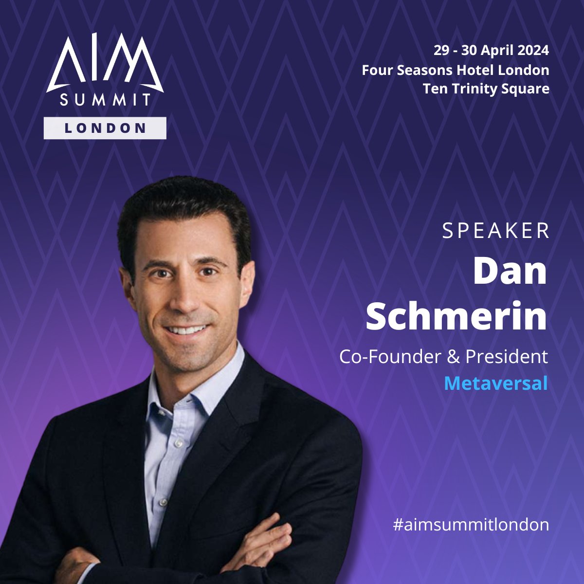 Gain valuable perspectives on 'Tokenization at an Inflection Point - The Role of Tokenization in a Bitcoin Circular Economy' with Dan Schmerin at AIM Summit London 2024! Apply to attend: aimsummit.com/londonapplytoa… #alternativeinvestments #aimsummitlondon #metaversal #tokenization