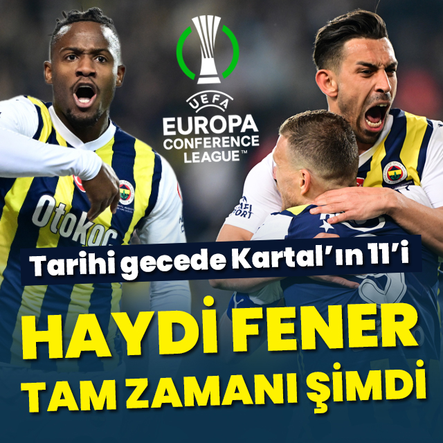 ⚽️ İşte İsmail Kartal'ın 11'i 🏆 #UECL Çeyrek Final 🆚 Olympiakos 🗓 18 Nisan Perşembe 🕙 22.00 ▶️ haberturk.com/fenerbahce-oly…