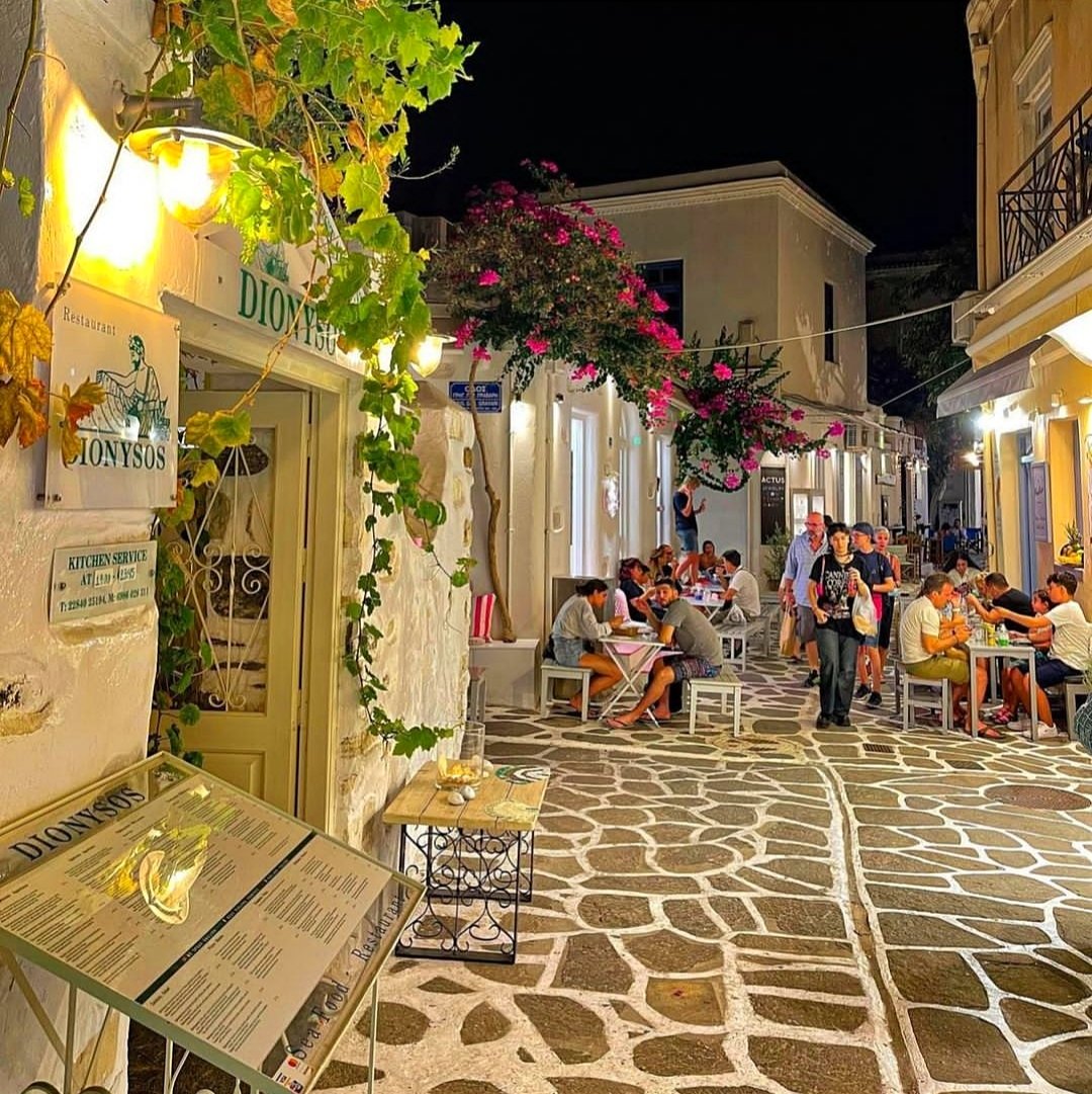 Night in Paros Island, Greece 🇬🇷