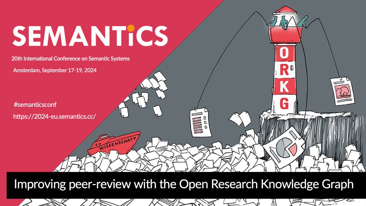 We're thrilled to announce a team-up with @orkg_org  to support authors at #Semantics2024! Submit ORKG comparisons along with your work and win 300 Euros! Check out the blog post: 2024-eu.semantics.cc/page/news?page…
#SemanticsConf #ORKG #OpenResearch