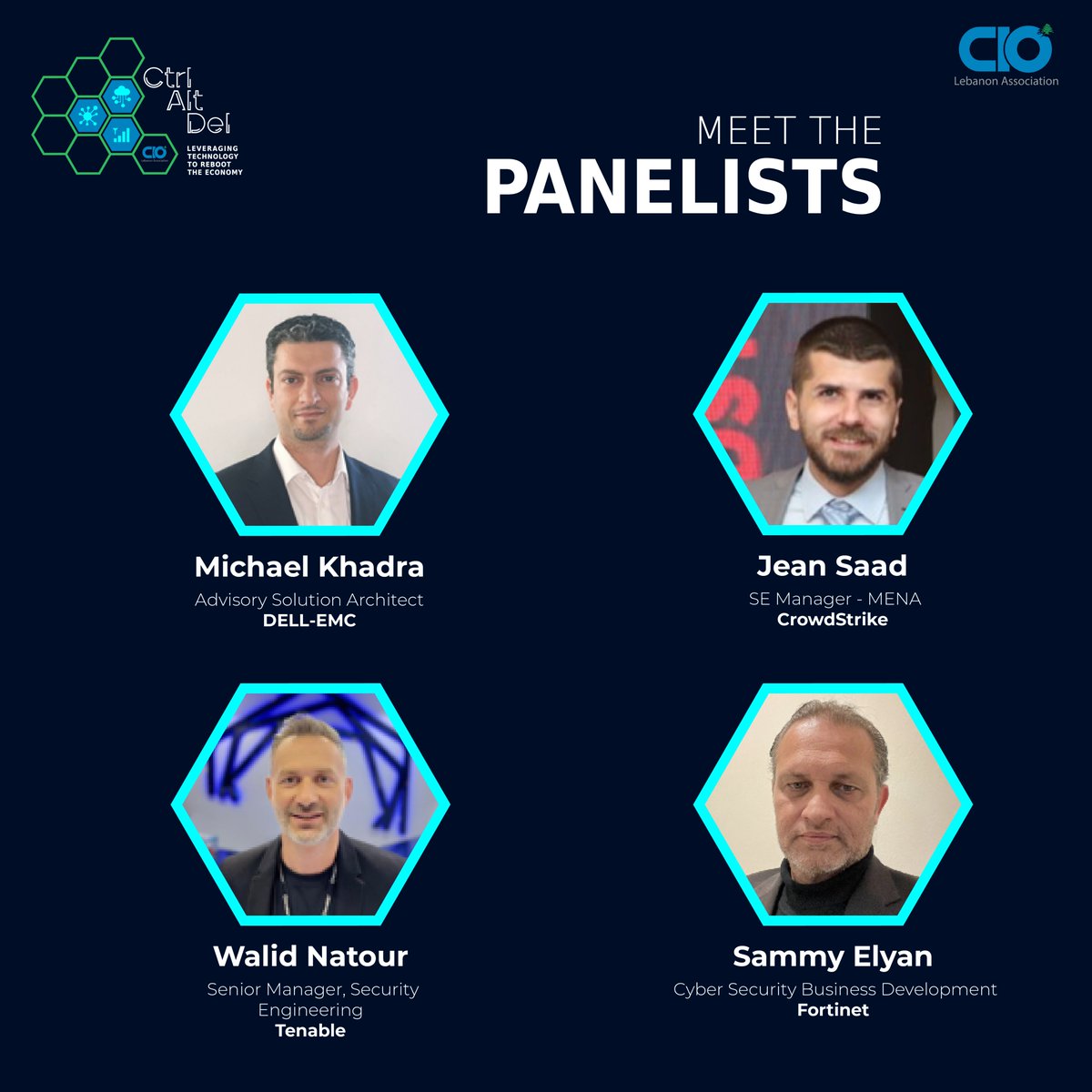 CIOLebanon's tweet photo. Empowerment through control! Join us for Panel 2: 'Control: The New Mindset,'as we navigate emerging cyber risks and responses to threats. Learn how to drive action in the face of evolving cybersecurity challenges. 
PS: This invitation is for private recipients only
#CIOEvent2024 https://t.co/nwypDn9btX