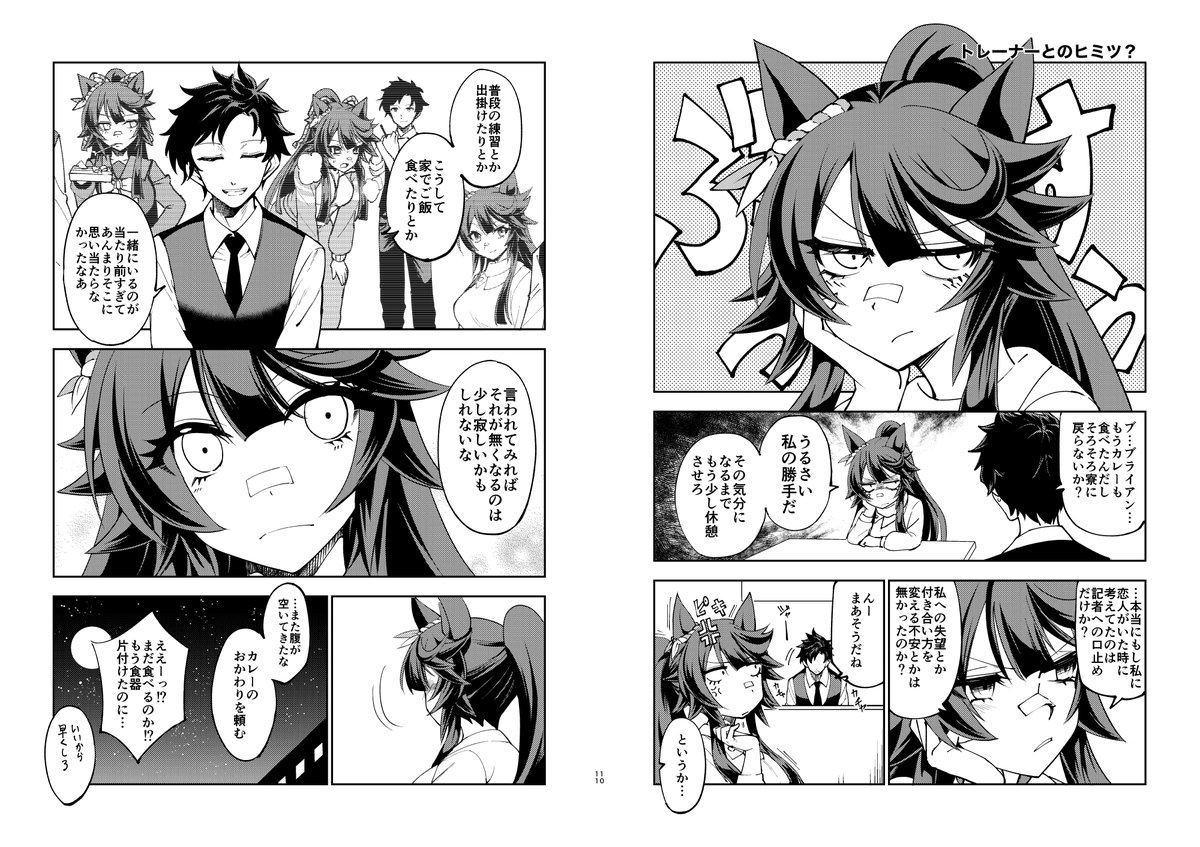 トレーナーとのヒミツ?(6/6)終
5/28のプリティーステークス30Rにて配布させていただいたものです 
