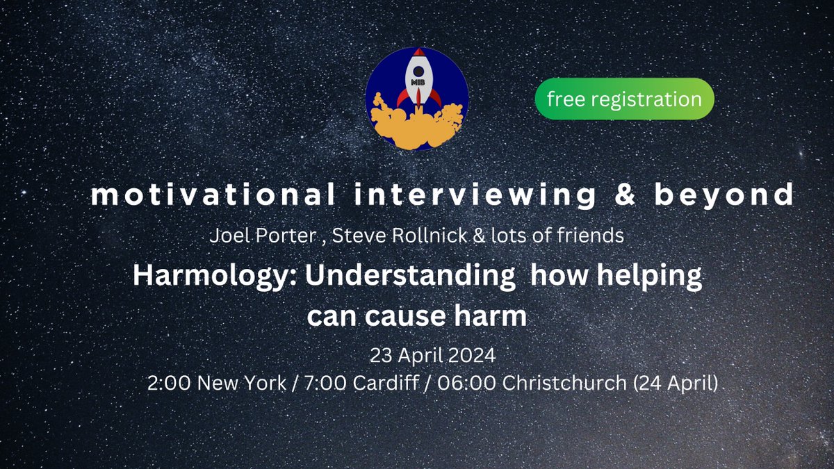 Free webinar. We made up a new word for an old problem: understanding how helping might case harm. We will no doubt go way beyond the world of therapy. Into unchartered waters! Join us Tuesday 23rd April 7pm UK time. fsu.qualtrics.com/jfe/form/SV_by…