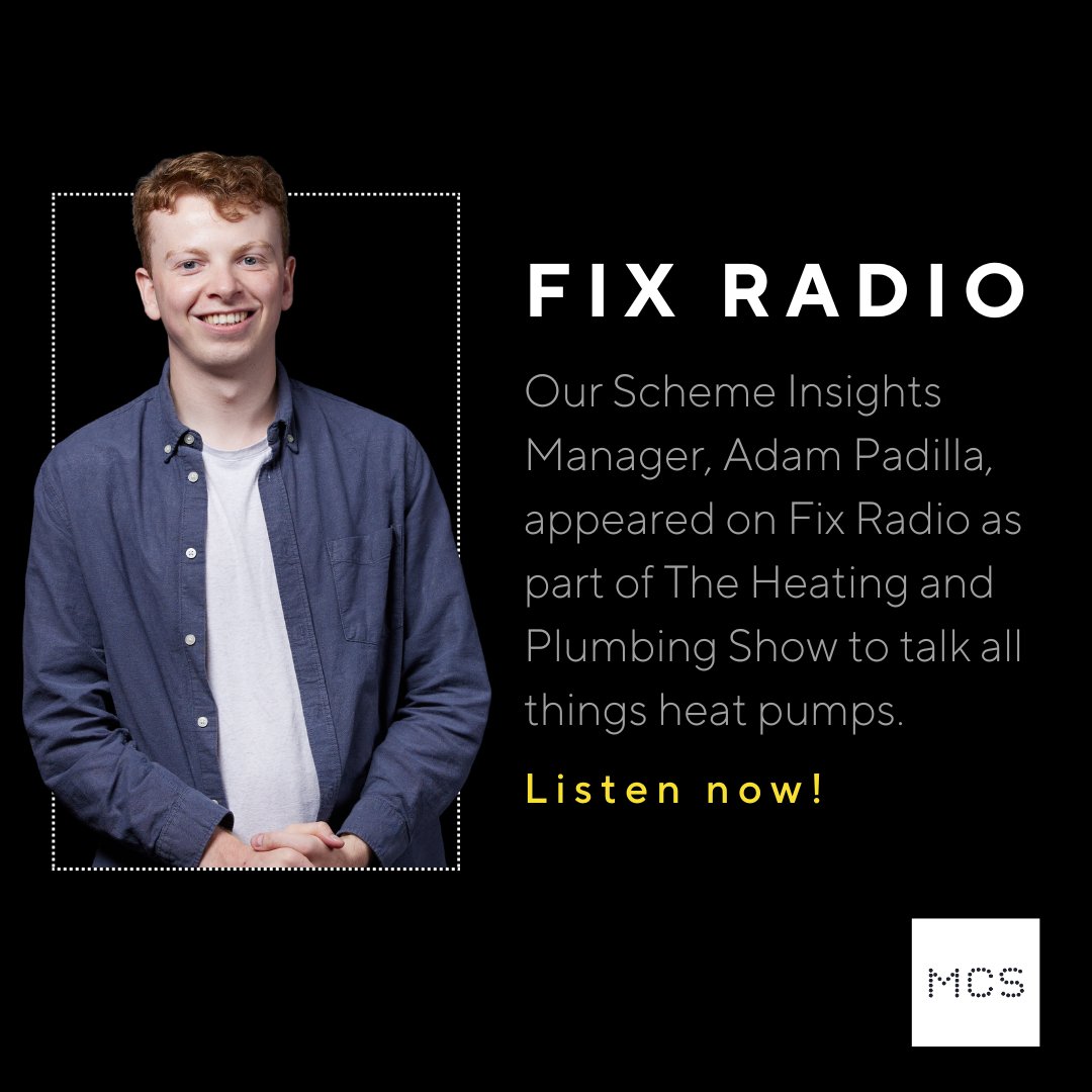 Our Scheme Insights Manager, Adam Padilla, has made an appearance on @FixRadioUK ‘The Heating & Plumbing Show’, to talk all things heat pumps. Hear what Adam had to say here 👉 bit.ly/3Uq2bQ4 #HeatPumps #Uptake #Contractor #BoilerUpgradeShow #Interview