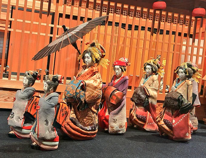 念願だった大吉原展に行ってきました!吉原の成り立ちから風俗の移り変わり、絢爛たる浮世絵の数々に緻密な人形のパノラマなど、艶やかかつ負の側面をも併せ持つ独特な文化を堪能できました。(写真は撮影可ゾーンのものです) 