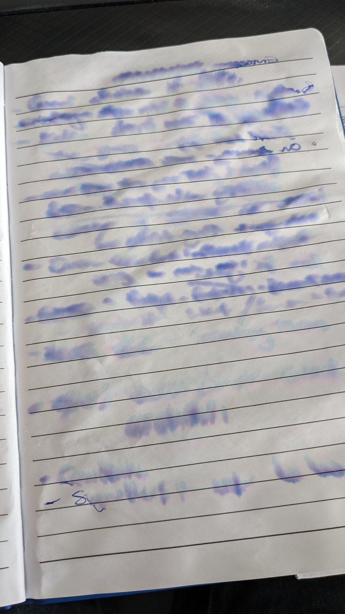 Spilled my water. I hope these notes are the sort I write and never need to look at again. 🤦‍♂️