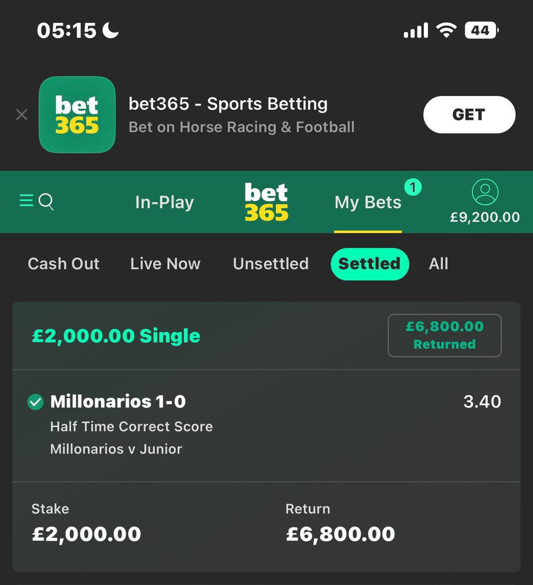 ALL WON 🤟❤️ FIXED IS  FIXED 😍😍

‼️ Just Keep An Eye On This Platform 

Thanks For Your Trust and Support 💝
❤️✅ FUND YOUR BETTING ACCOUNT LET MAKE MONEY 💰 AGAIN 🎁🎁