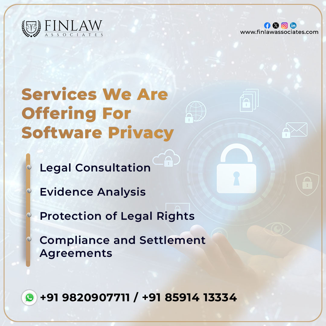 Elevate your #softwareprotection with our tailored #litigationsupport. From strategic consultation to meticulous evidence analysis, we specialize in safeguarding your #legalrights.
.
#finlawassociates #SoftwarePiracy #DigitalRights #CyberSecurity #Cyberlaw #PrivacyAwareness