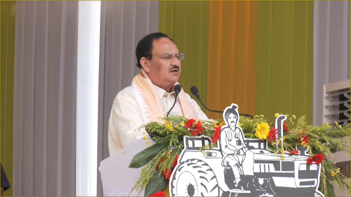 BJP4India's tweet photo. Kokrajhar was once infamous for bomb blasts, blockades and strikes... This place had become an epicentre for conflicts. And, when this was happening, Congress was not only a mute spectator but also an instigator!

- Shri @JPNadda https://t.co/sAgot6wgOr