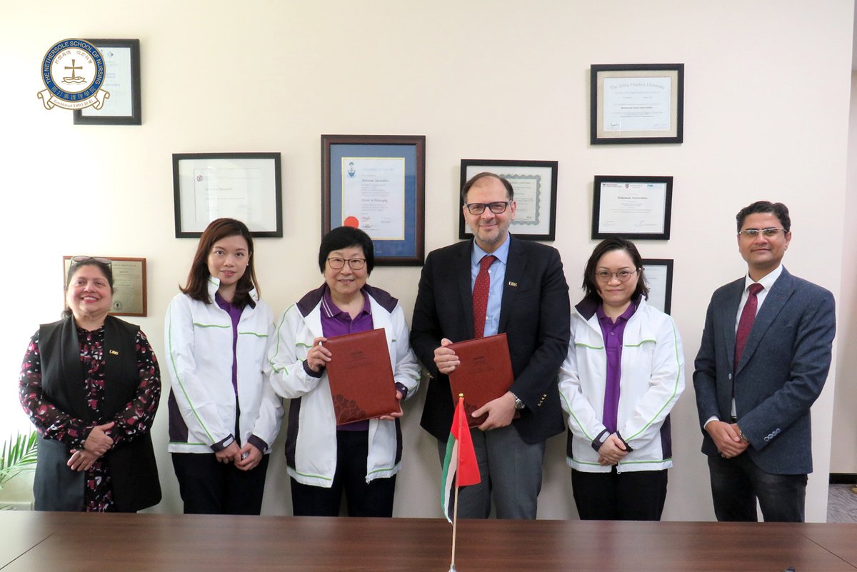 cuhknursing's tweet photo. ✍🏼MOU signed - we’re delighted to unveil our School’s 1st ‍strategic partner in the Middle East - the College of Health Sciences at @uSharjah, UAE🤝 Excited to see mutual academic visits, student exchange, and joint supervision of doctorate nursing students ✨ https://t.co/oSAqNsW7xj