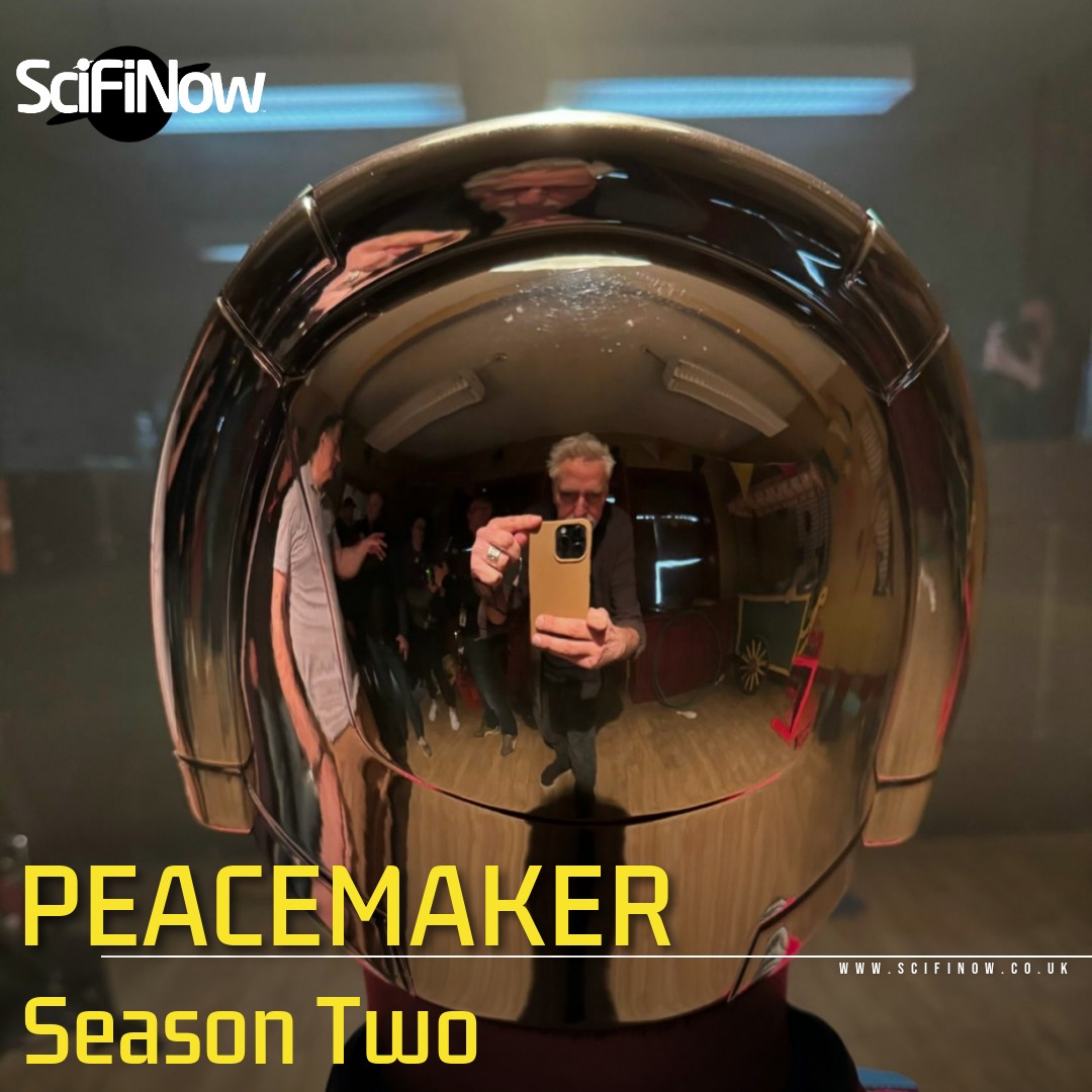 Eat peace, motherf***ers! Our favourite foul-mouthed defender of peace is back as writer and director James Gunn confirms shooting has begun on Season Two of #Peacemaker scifinow.co.uk/tv/peacemaker-…