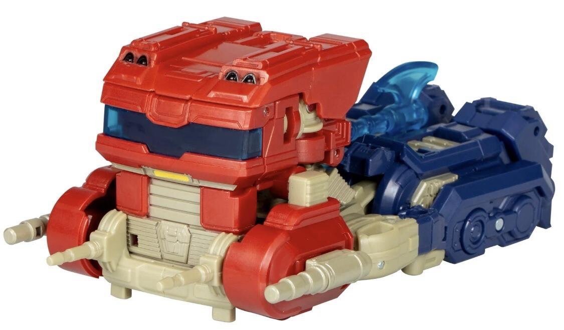 Transformers:ONE will have a trailer drop in a few hours and here we have our first look at Studio Series Deluxe Optimus Prime! The design is very much a homage to Highmoon and Rotb, are you guys excited? We know @TFHypeGuy is!
#Toynews #TransformersOne