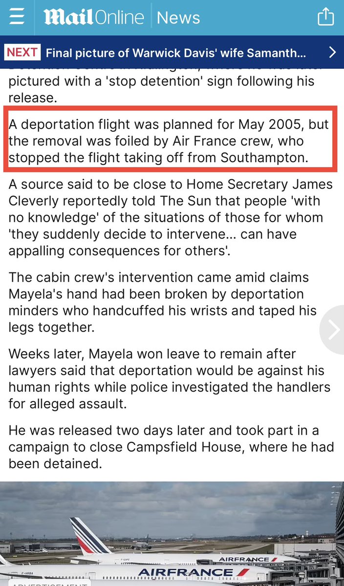 .
.
Hey @AirFranceUK 
Anything to say about this?
Your staff stopped this animal from being deported… he then went on to brutally rape a child… those staff dogooders need to be paraded in front of the country and made to pay for what they did… don’t you agree???