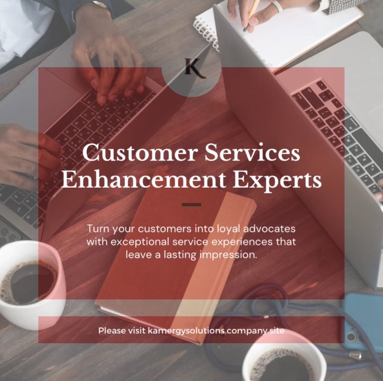 KamergySolution's tweet photo. Ready to leave a lasting impression? 
At Kamergy, Solutions we're your ultimate Customer Services Enhancement Experts! 

Turn your customers into loyal advocates with exceptional experiences that captivate and inspire. 
#CustomerAdvocacy #Impumelelo #kamergysolutions https://t.co/A1Zs1LpwEf