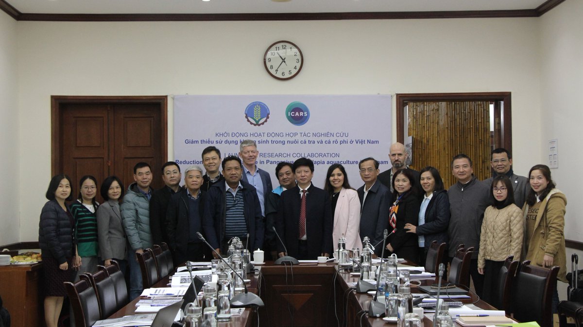 💊 Last February, Dr Anders Dalsgaard, Dr Mabel J. Ortiz De Leo, and Dr Mads Martinus Hauge visited Vietnam to initiate a project addressing antimicrobial use (#AMU) in #aquaculture farms. Read more about the Vietnam visit and project ➡ bit.ly/3WmdMB5 #AMR
