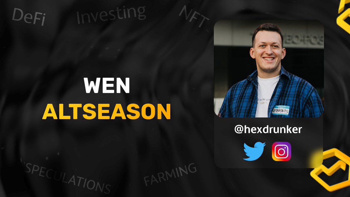 BM
WEN will the true Altseason start?
How many XXX should we wait?

My thoughts (and charts) on all of this in one thread 
Like+Retweet appreciated

👇👇🧵(1/7)