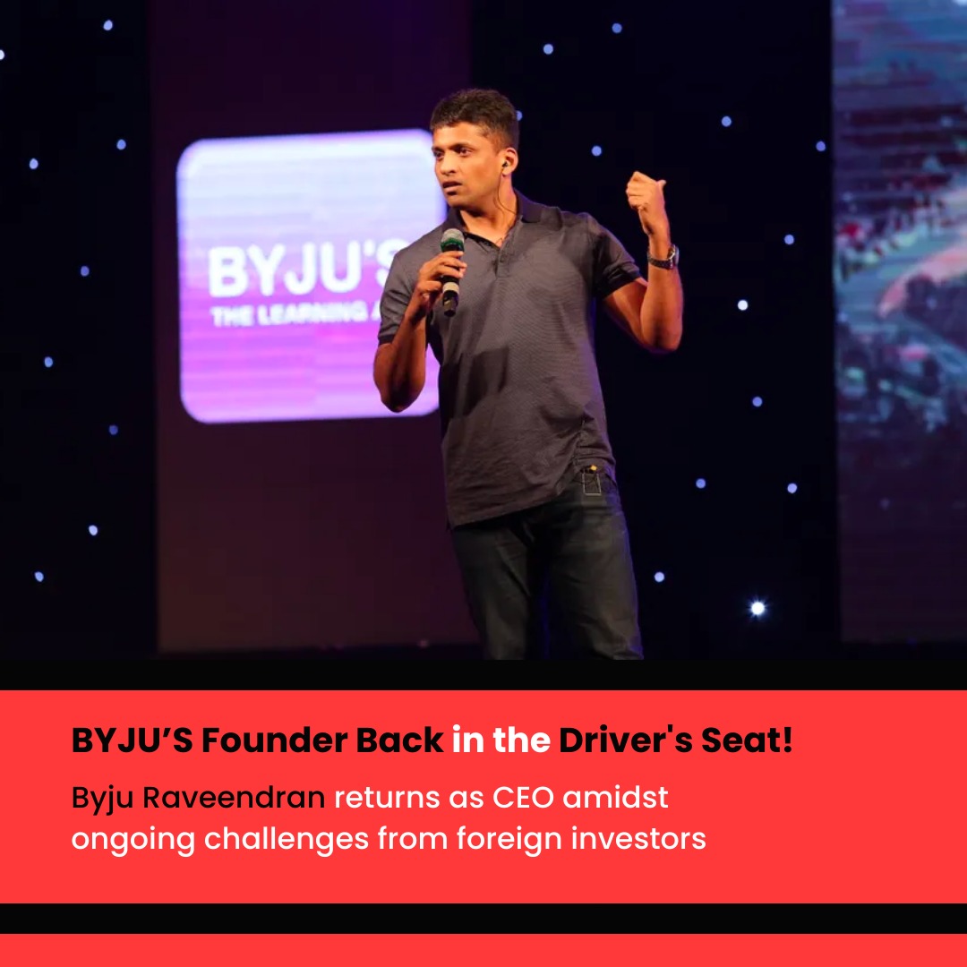 Kudos to #BYJUS founder #byjuraveendran for spearheading the comprehensive operational review. His commitment to optimization will position the company for long-term #success.