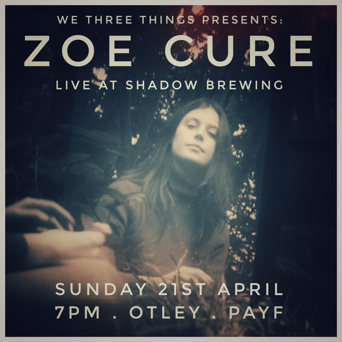 More music at our taproom this weekend as we welcome Zoe Cure on Sunday, with support from We Three Things. As always it's pay as you feel, starting from 7pm.