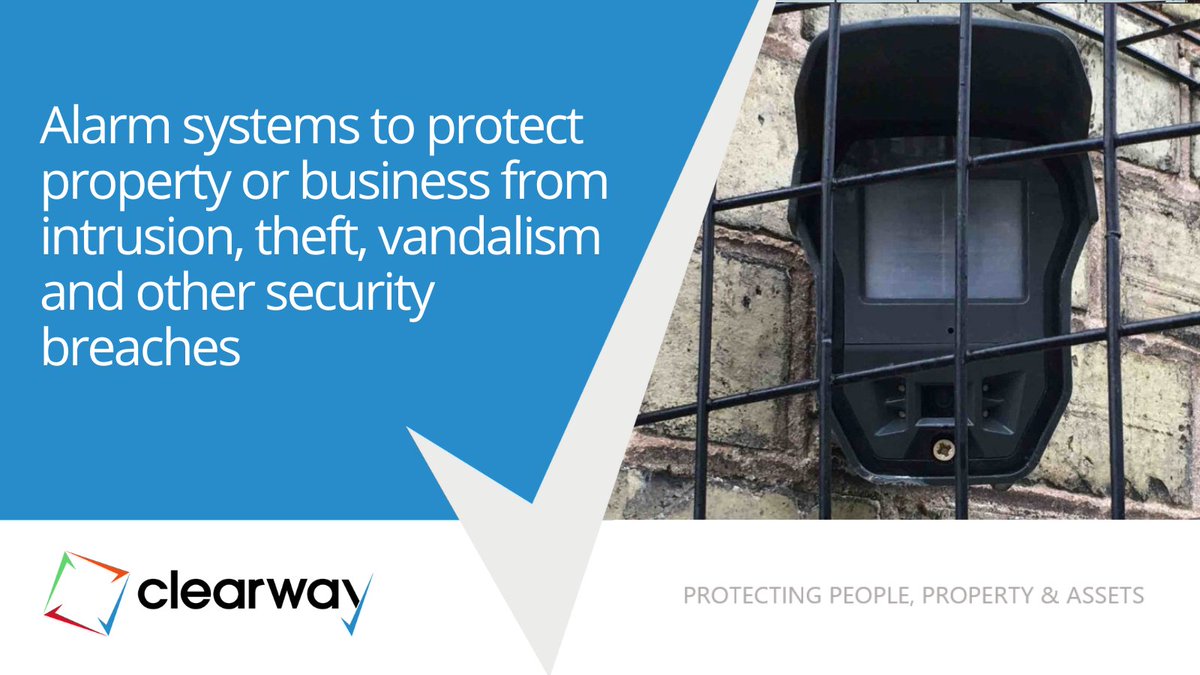 Clearway provides a range of commercial alarm systems to protect property or business from intrusion, theft, vandalism, and other security breaches and criminal activity. Find out more here:  ow.ly/pk9H50Rh4j3 #alarm #securitysystem #businesssecurity