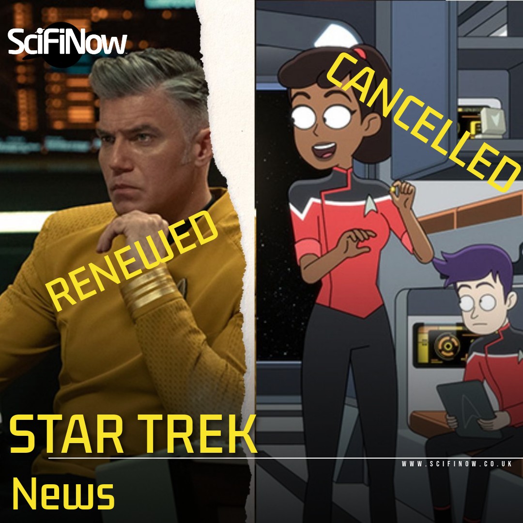 Bye bye Boimler?! #StrangeNewWorlds gets renewed for a fourth season by @ParamountPlusUK while #LowerDecks will conclude with its fifth season! scifinow.co.uk/tv/star-trek-s…