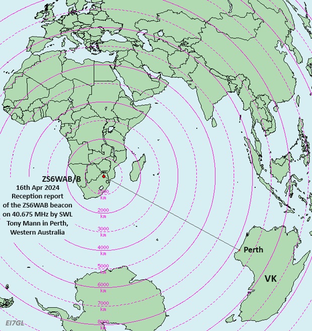 Signs of improving conditions down under as there is a 8000km opening at 40 MHz from South Africa to Australia - 16th Apr 2024... ei7gl.blogspot.com/2024/04/8000km…