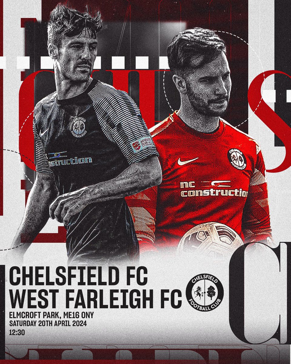 💥 NEXT FIXTURE 💥 

We look to take top spot this weekend with 3 games in hand 🙌🏻 

🏆 @SDisrictFL Division 1  
📆 Saturday 20th April 2024 
🆚 @FcWestfarleigh 
🏟 Elmcroft Park 
⚽️ KO - 12:30pm 

#UpTheChels 🚜