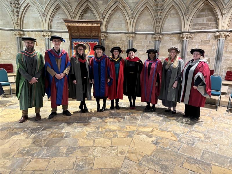 Congratulations to all who graduated from University of Lincoln last night in the beautiful Cathy Cathedral. Special congratulations to our very own Dr Elizabeth (Beth) Bailey who also graduated.