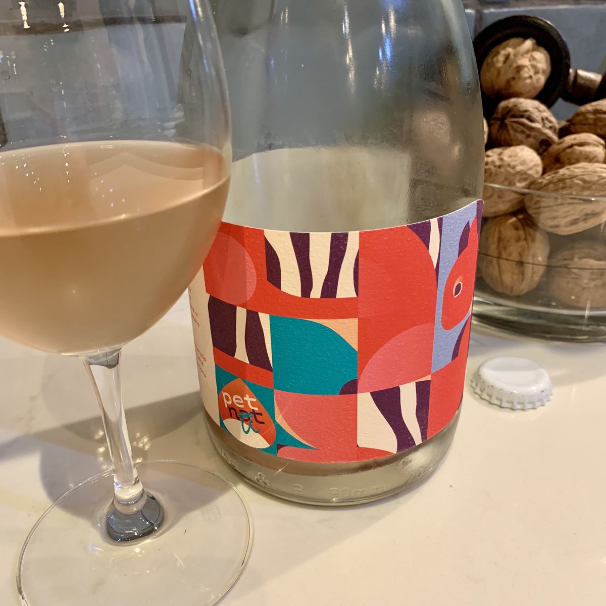 First pet-nat as #wineoftheweek, a cloudy pink cracker from Slovenia, Doppler winery’s Pet Nut (yes, Nut not Nat) joannasimon.com/post/doppler-p… #petnat #Slovenianwine @HouseOfTownend