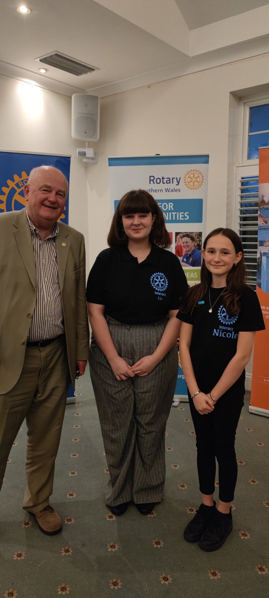 CroesyInteract's tweet photo. Two of our Interactors were celebrated at Rotary Young Citizens Awards Evening last night, not only for Interact but their many other activities, fundraising and voluntary work. Congratulations Liz and Nicole 💙
@croesyheadteach 
@croesyschool 
@Rotary1150 
@RotaryGBI 
@Rotary https://t.co/N9ZXiO7CVD