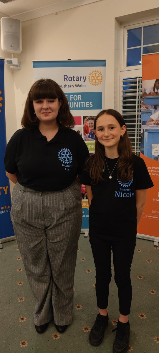 Two of our Interactors were celebrated at Rotary Young Citizens Awards Evening last night, not only for Interact but their many other activities, fundraising and voluntary work. Congratulations Liz and Nicole 💙
<a href="/croesyheadteach/">Headteacher Croesyceiliog</a> 
<a href="/croesyschool/">Croesyceiliog School</a> 
<a href="/Rotary1150/">Rotary in Southern Wales</a> 
<a href="/RotaryGBI/">Rotary GB & Ireland</a> 
<a href="/Rotary/">Rotary International</a>