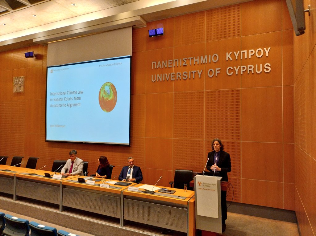 ESIL-SEDI (@esil_sedi) on Twitter photo 🟢 Keynote speech by Prof. <a href="/ANollkaemper/">Andre Nollkaemper</a> on "International Climate Law in National Courts: from Avoidance to Alignment" ⚖️🌍
#ESILRF24 🟢 Keynote speech by Prof. <a href="/ANollkaemper/">Andre Nollkaemper</a> on "International Climate Law in National Courts: from Avoidance to Alignment" ⚖️🌍
#ESILRF24