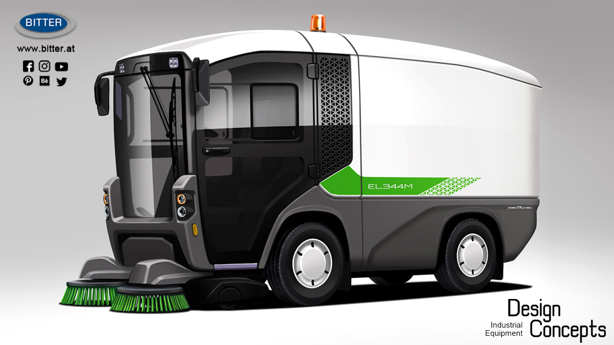 Street Sweeper Design Concept.
#bittergmbh #bitterdesign #streetsweeper #streetsweepers #streetsweeperdesign #barredora #barredoras #diseñodebarredoras #saugkehrmaschine #saugkehrmaschinen #saugkehrmaschinendesign #kehrmaschine #kehrmaschinen #fahrzeugdesign #vehicledesign #clean