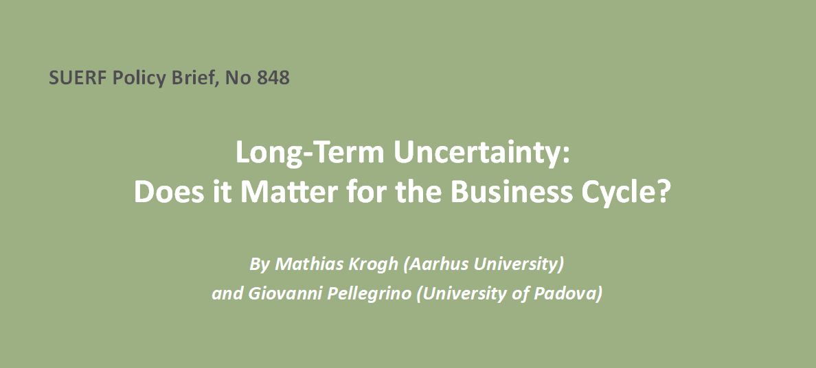 suerf_org's tweet image. #SUERFpolicybrief “Long-Term Uncertainty: Does it Matter for the Business Cycle?” by Mathias Krogh (@AarhusUni_int) and Giovanni Pellegrino (@UniPadova) tinyurl.com/5n6sxc7b

#UncertaintyShocks #VIXTermStructure #LongTermUncertainty #StructuralVAR #NonrecursiveIdentification