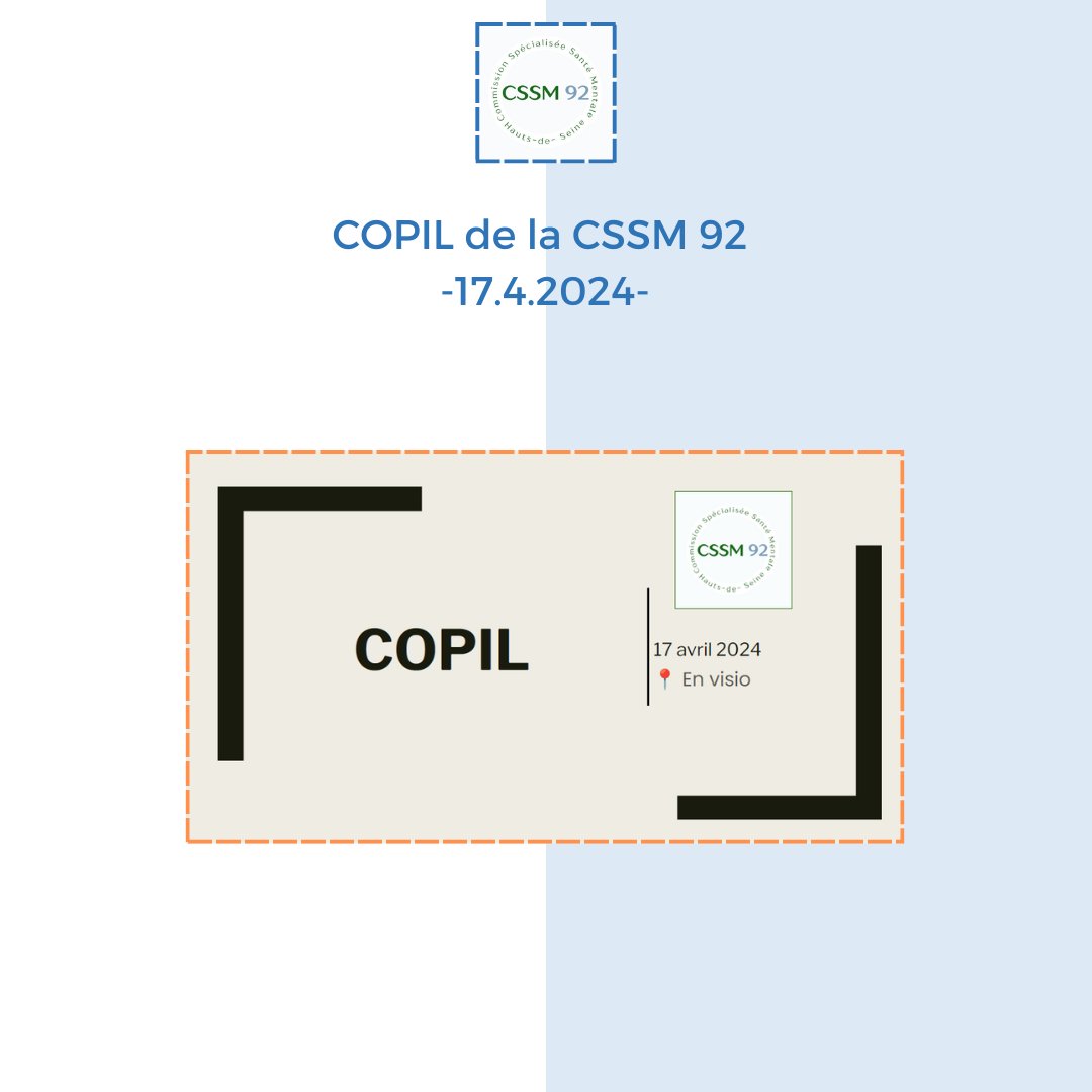 PTSM_92's tweet photo. COPIL de la CSSM le mercredi 17 avril 2024 pour présenter les fiches avec les actions proposées par les groupes de travail du PTSM92.

#Hautsdeseine #santé #France #PTSM92 #PTSM #copil https://t.co/p8KCMZsD56