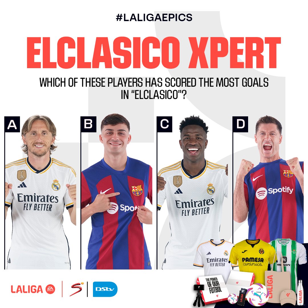 How good is your El Clasico knowledge? 👀

Comment down below and stand a chance to receive a LaLiga hamper.

#LALIGAEPICS