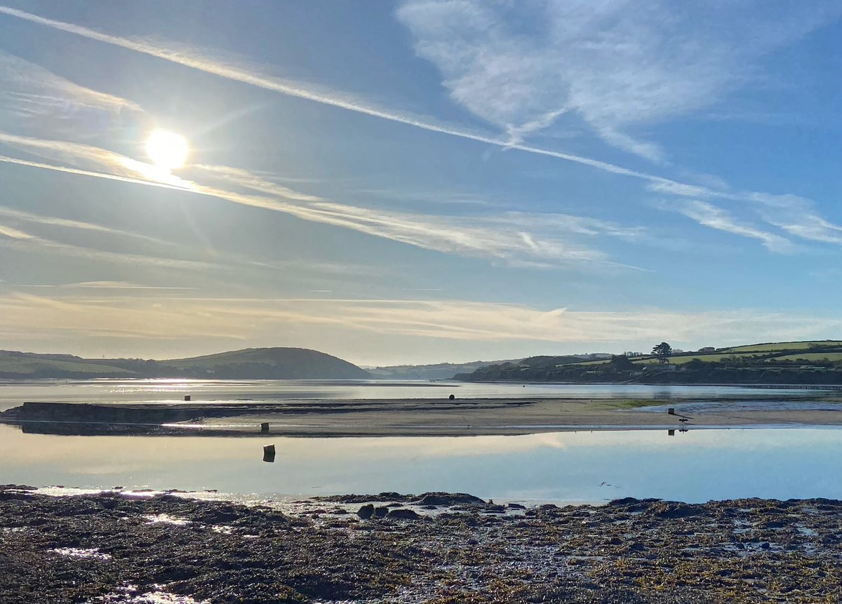 Beautiful Blues ☀️ ❤️ #camelestuary #padstow #kernow #cornwall @beauty_cornwall 💕