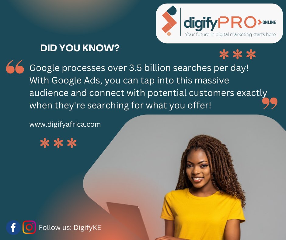 In today's digital age, visibility is everything! Google Ads offers targeted advertising solutions that allow you to reach customers who are actively searching for what you offer! All you need to do is detailed targeting; don't target everyone!

#Upskilling #Letslearn #Dollar