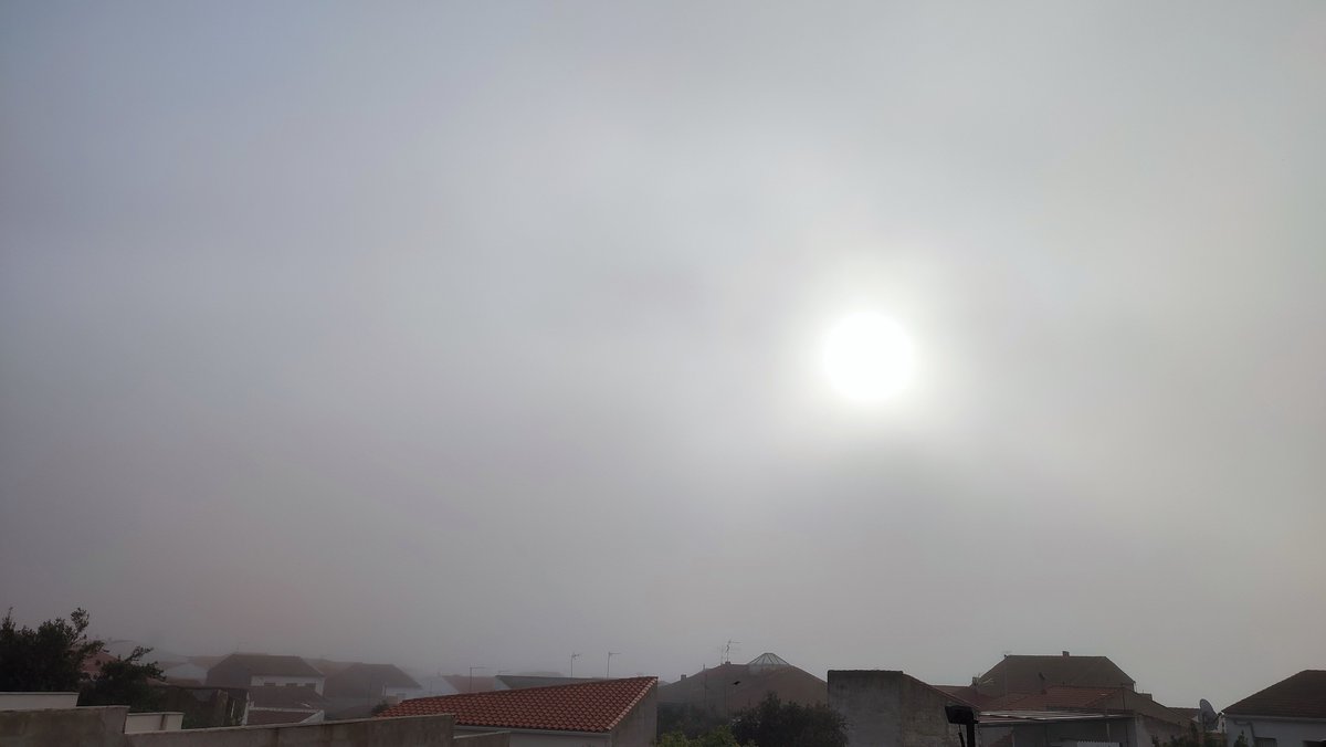 @tiempobrasero @Tiempo_Mercedes amaneció sol que al calentar entro niebla en #Belmez Córdoba, como se nota que el pantano de Sierra Bollera ahora tiene agua y el efecto térmico hace subir nieblas